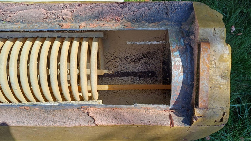 En varmtvandsbeholder på Langeland